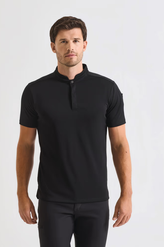 Polo de cuisinier Coolchecker Essential à manches courtes