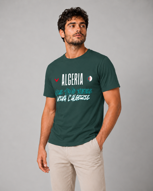 T-shirt Équipe d’Algérie – Coupe du Monde 2026 - Algeria