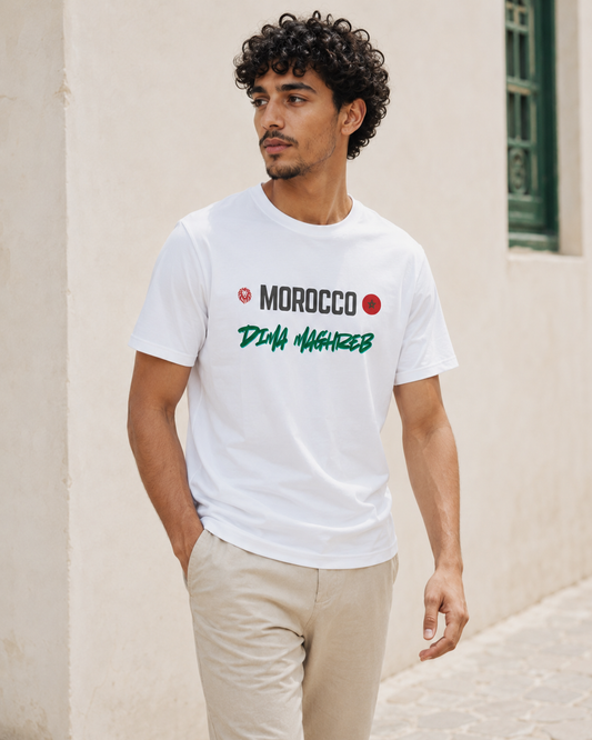 T-shirt Équipe du Maroc – Coupe du Monde 2026 - Morocco