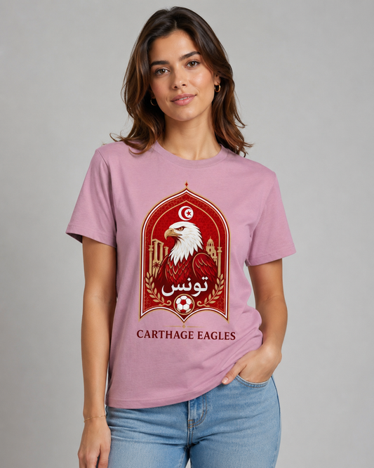 T-shirt Équipe de Tunisie – Coupe du Monde 2026 - Carthage eagles