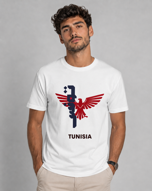 T-shirt Équipe de Tunisie – Coupe du Monde 2026 - Les Aigles
