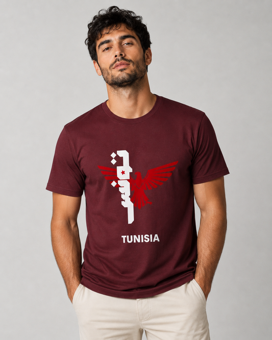 T-shirt Équipe de Tunisie – Coupe du Monde 2026 - Les Aigles