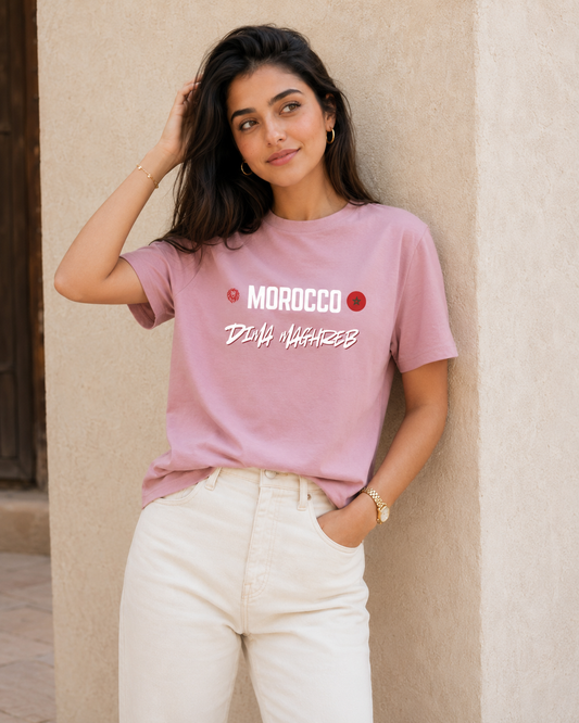 T-shirt Équipe du Maroc – Coupe du Monde 2026 - Morocco