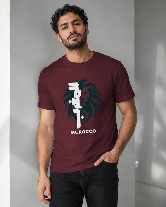 T-shirt Équipe du Maroc – Coupe du Monde 2026 - Les lions